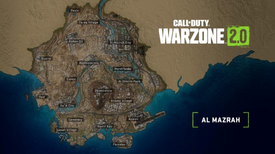 Modern Warfare 2 battle maps Sa'id and Sarrif Bay: all Al Mazrah POIs