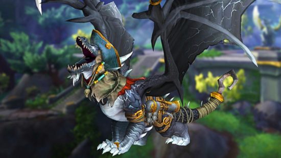 WoW Dragonflight - silver dragon