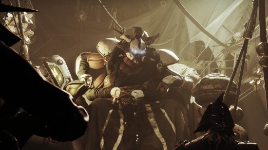 Destiny 2 Eliksni Quarter event theory suggests corrpution: The Spider sits comfortably at their area in the Eliksni Quarter.