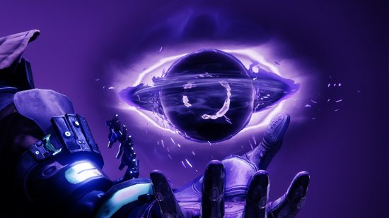 Best Destiny 2 Void Warlock builds for PvP and PvE: A Warlock shows off its Void Soul.