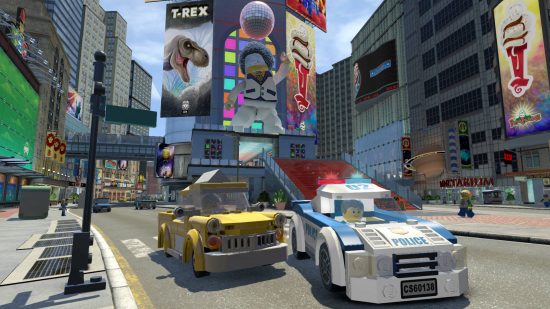 Best Police games - a police chase is happening in Lego City Undercover.