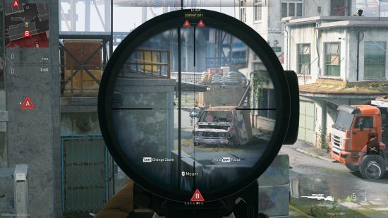Beste snelle scope-klasse in Modern Warfare 2: Sniper richt zich op vijand