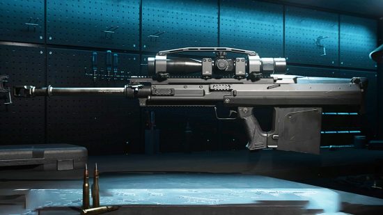 Best Warzone 2 Signal 50 loadout: side view of the base Signal 50 in the Gunsmith