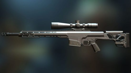 Best Warzone 2 sniper: stock MCPR-300 viewed from the side