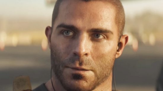 Call of Duty Warzone 2 DMZ reveal "fails to deliver": A soldier, Soap from FPS game Call of Duty, wearing an earpiece and stubble