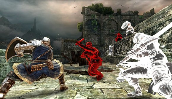 Dark Souls 2 now much harder as mod flips FromSoftware RPG upside down: Fantasy knights do battle on castle walls in RPG Dark Souls 2