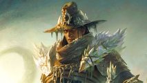 Diablo Immortal clans disbanded - a figure in a wide-brimmed hat and hefty clothing