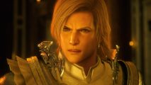 Final Fantasy 16 release date unclear on PC in Square Enix RPG reveal: A knight with long blonde hair and armour in FF16