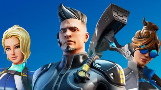 Fortnite Creative device makes battle royale class creation way easier: This image shows three fortnite characters.