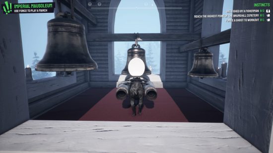 Goat Simulator 3 Imperial Mausoleum quest: The bells in the tower