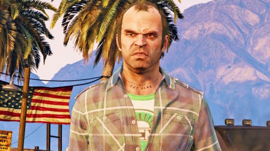 GTA 5 RP server for Lil Durk suspended as Rockstar cracks down on NFTs: A scruffy, balding man, revor from GTA 5 walks away from a house fire