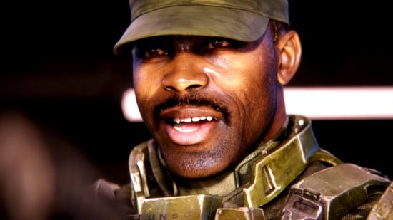 Halo: The Master Chief Collection - Sergeant Johnson in Halo 2: Anniversary