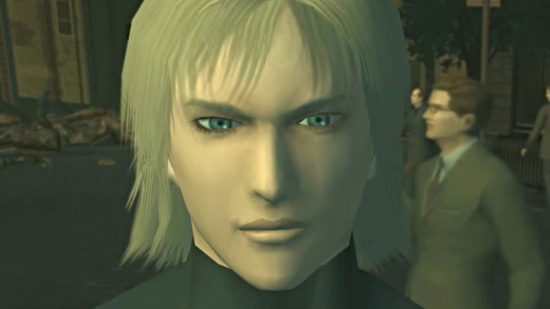 Metal Gear Solid 2 mod that adds third-person camera out now: a close up shot of Raiden's face