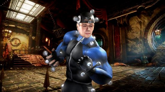 Mortal Kombat 12 - Mokap, a man in a motion capture suit from Mortal Kombat: Deadly Alliance