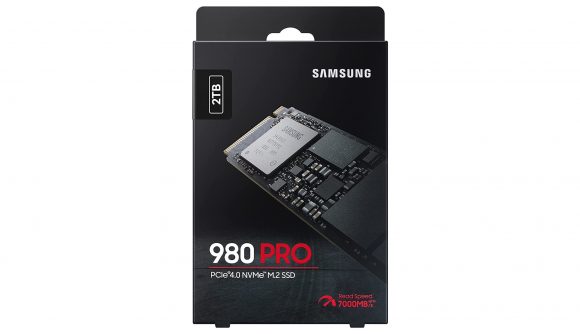 Samsung SSD 980 Pro boxed.