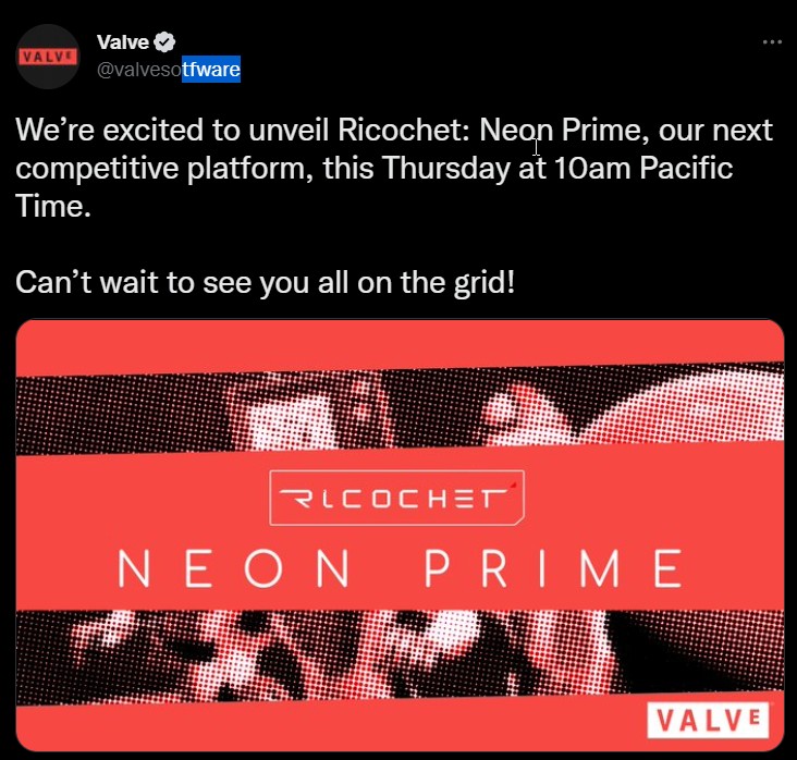 ‘Valve’ trolls Elon Musk with Neon Prime Twitter ‘reveal’: A tweet depicting a fake reveal of Valve's Neon Prime
