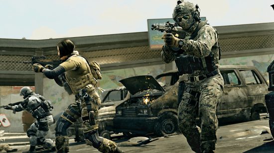 How to get Warzone 2 black site keys: a group of soldiers storm an enemy stronghold
