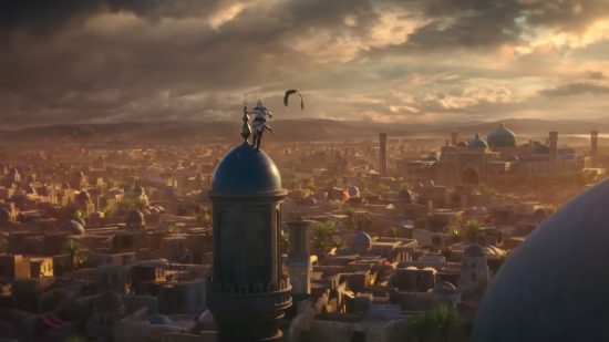 Assassins Creed Mirage: a sunkissed medievil cityscape