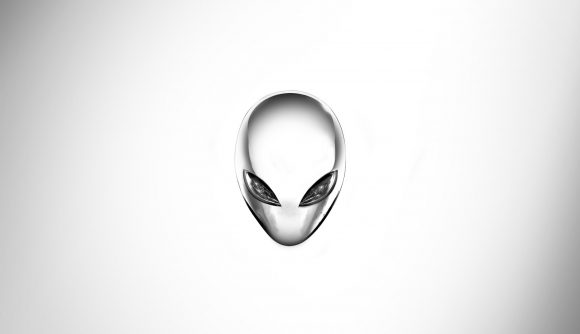 The Alienware logo against a white background