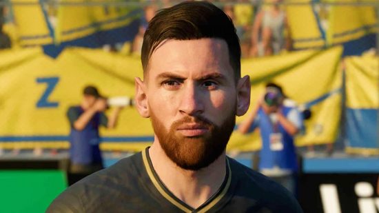 FIFA 23 and EA eerily predict World Cup final and Messi accolades. A footballer with a beard, Lionel Messi of PSG and Argentina, as he appears in football game FIFA 23