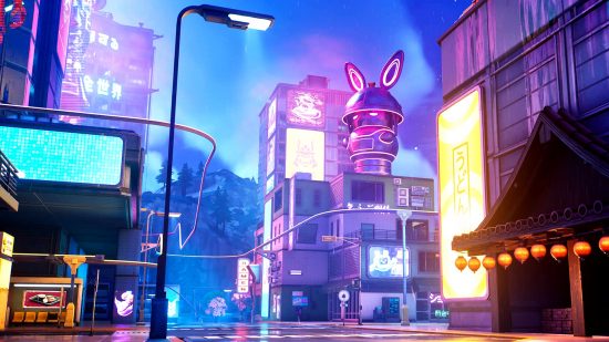 fortnite map locations: A new, neo-tokyo inspired area of the fortnite Mega City area of the Map.