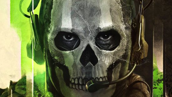 Call of Duty follows Destiny and WoW with Modern Warfare 2s first raid: a close up of ghost with his headset and balaclava with a skull printed on the front of it