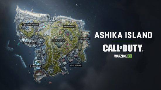 Warzone 2 Season 2 Ashika island reveal map