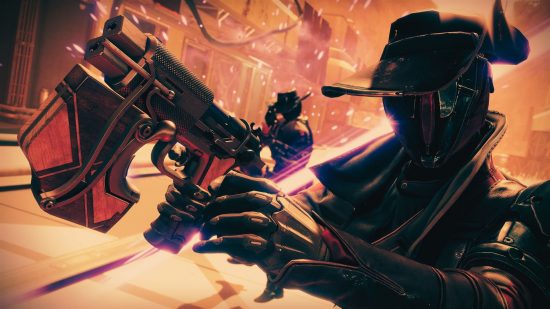 Destiny 2 fashion fiends prepare stunning spy looks ahead of Lightfall: A Guardian shows off the armour fom Spire of the Watcher.