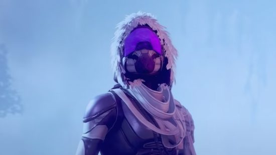 Destiny 2 blue weapons, gear won't drop after players reach soft cap: A Guardian stands surrounded by a blue hue.