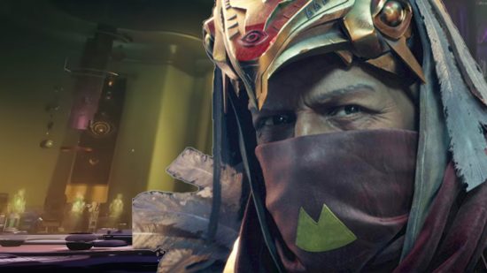 Destiny 2 Neomuna trailer hints at Osiris vendor role: Orisis stands in front of a possible vendor spot in Neomuna.