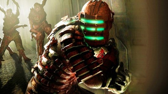 Dead Space Remake developers are terrified of their own creation. Space engineer Isaac Clarke from Dead Space takes shelter from some monstrous Necromorphs