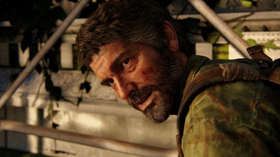 Elden Ring's storytelling inspires The Last of Us director's ideas: a middle aged man with a gruff beard and green shirt leaning over to the left of the screen