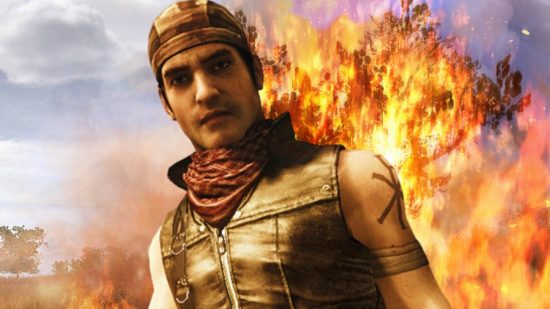 Far Cry’s best game gets even better with sweeping mod for Ubisoft FPS. A mercenary from FPS game Far Cry 2 stands in front of a burning tree