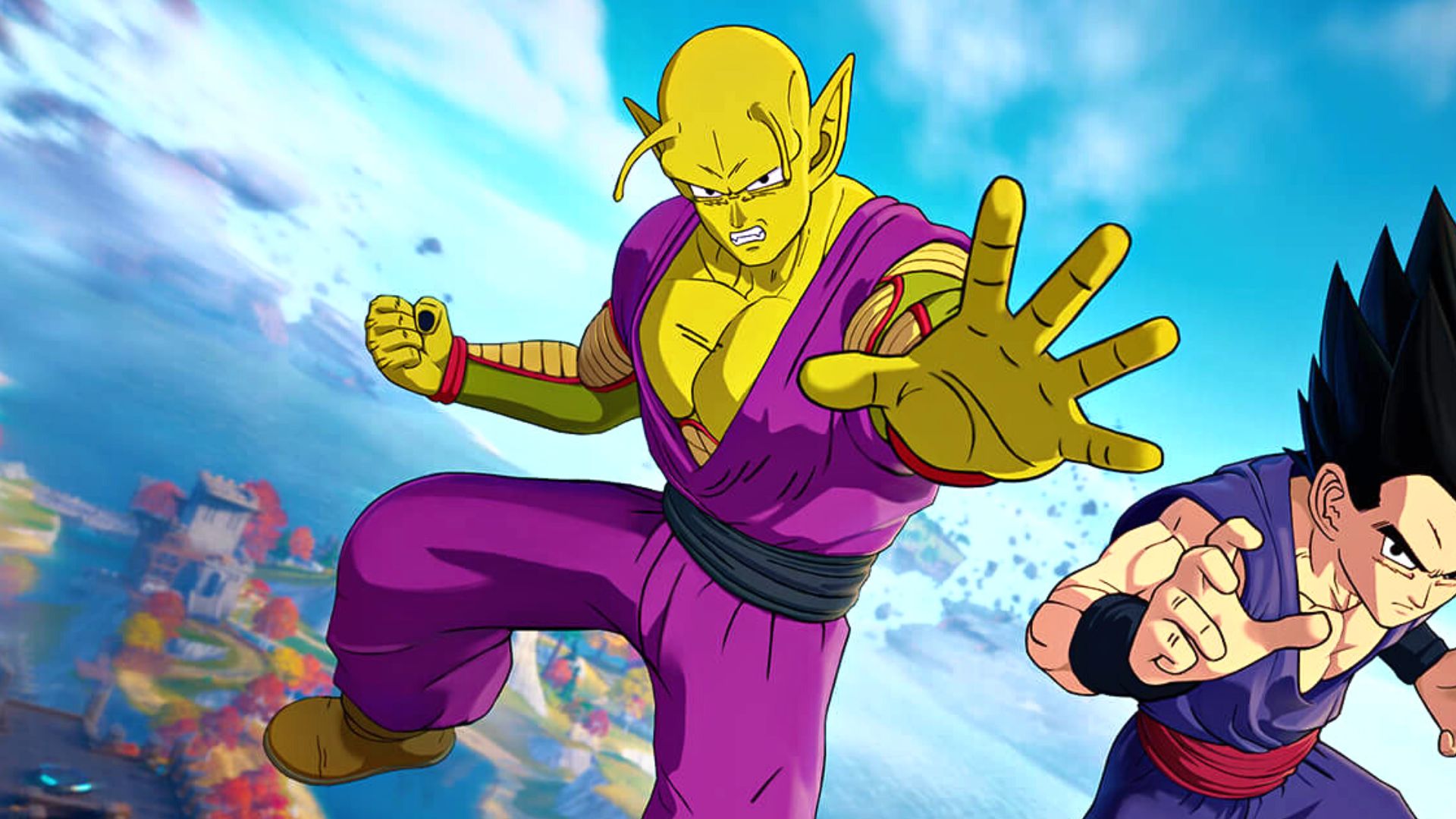 Son Gohan and Piccolo Power Up the Return of Fortnite x Dragon Ball!