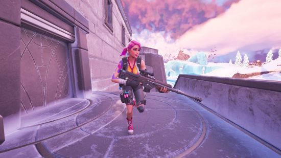 An islander holding the Thermal DMR, one of the new Fortnite guns in Chapter 4 Season 3.