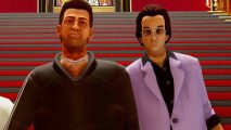 GTA Definitive Edition hits Steam, Epic Games Store at big discount. Tommy Vercetti and Ken Rosenberg from Rockstar open-world game GTA Definitive Edition