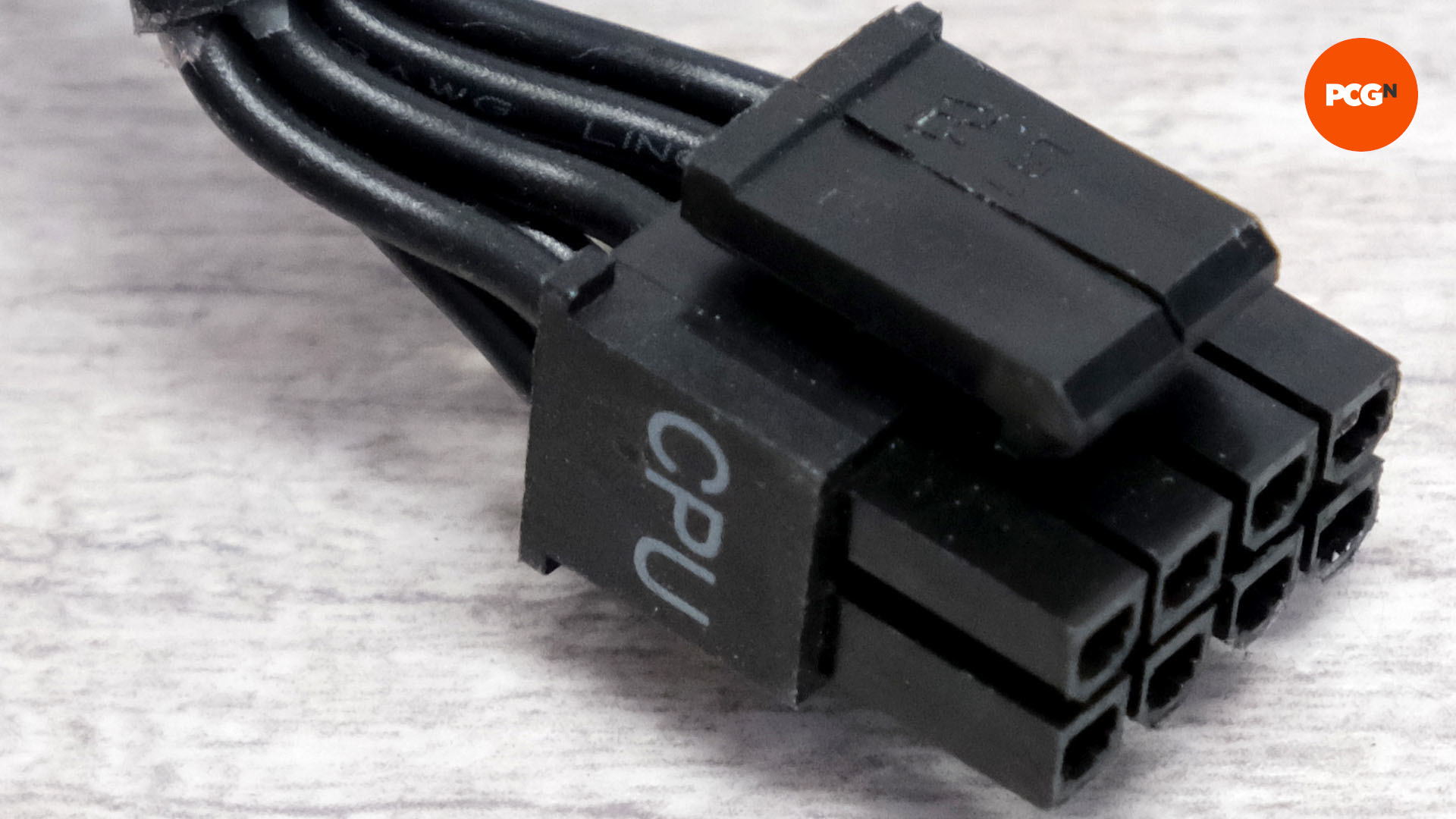 A CPU cable for building a gaming PC