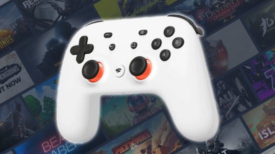 How to use Google Stadia gamepad as a PC controller: Pad with Steam game backdrop