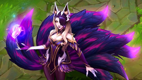 League of Legends - Riot Games security breach - Ahri in her purple Coven skin