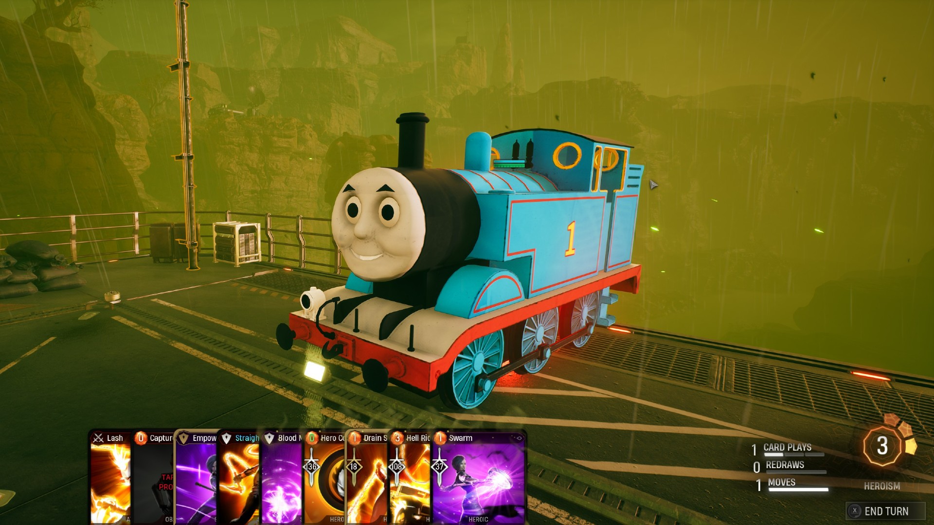 Midnight Suns mod adds the hero we needed, Thomas the Tank Engine