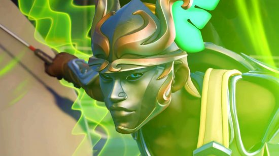 Overwatch 2 shop confusion - Hermes Lucio skin with metal face mask and winged helmet