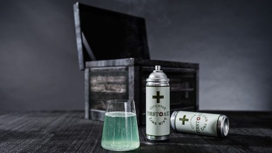 Resident Evil’s first-aid sprays are real, yours for just $215. First-aid spray drinks from Resident Evil