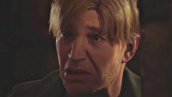 Silent Hill games on offer to anyone, as Konami calls for pitches: silent hill 2 remake's James, looking distressed