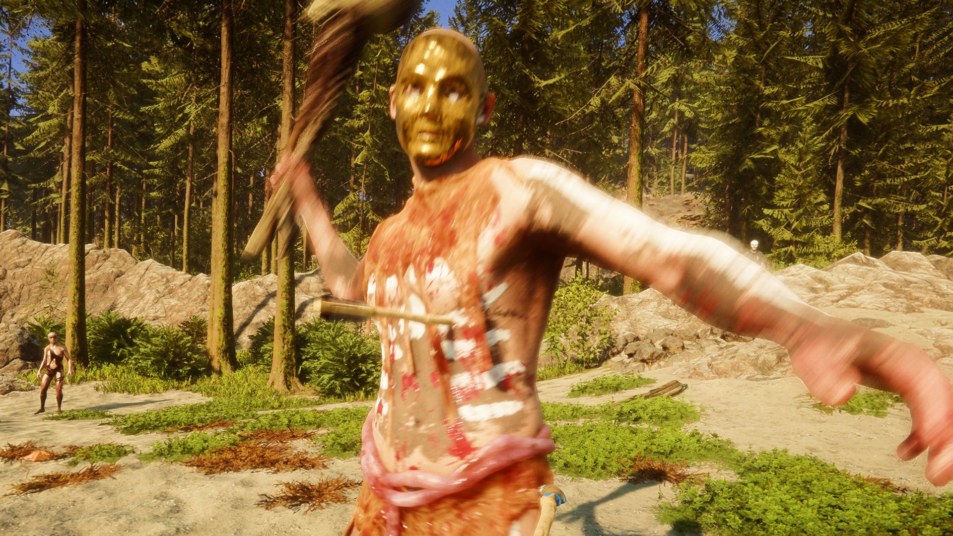 Sons of the Forest has Fallout style AI companions, including a mutant