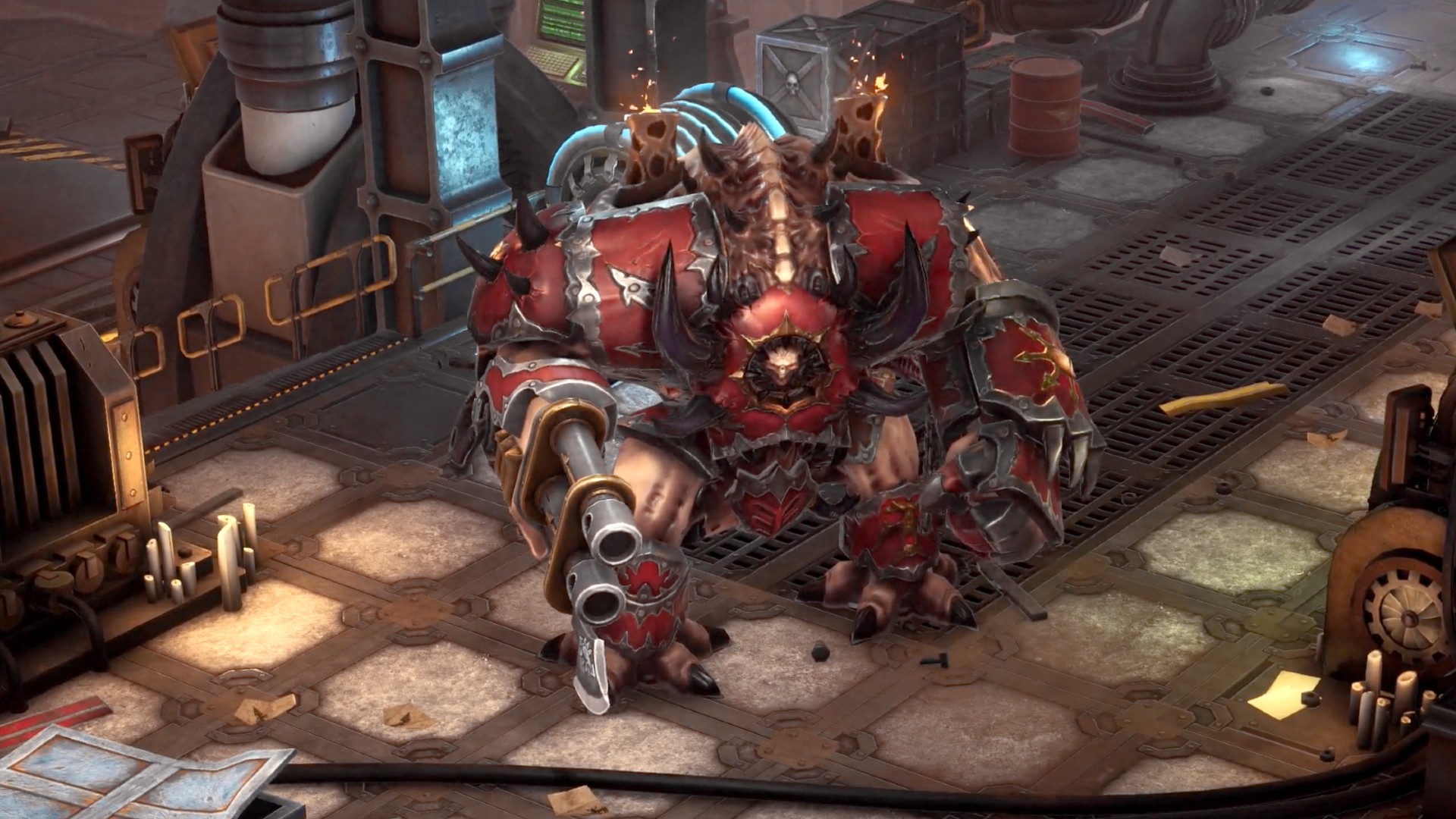Here's what a Chaos Helbrute looks like in Warhammer 40k Rogue Trader