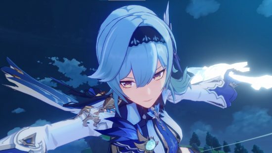 Genshin Impact to add third banner phase in Fontaine, leak suggests: anime girl with blue hair holding a sword