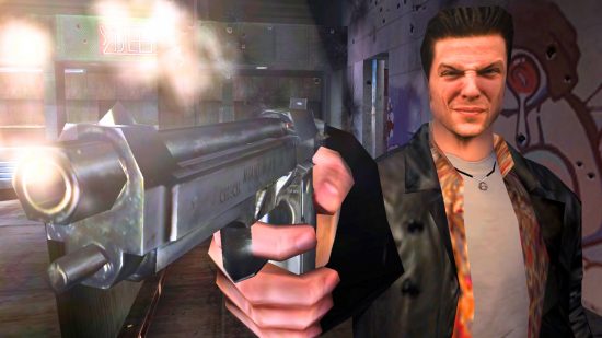 Alan Wake 2 “playable” says Remedy but Max Payne remake a long way off: An undercover cop in a leather jacket fires a handgun in Max Payne