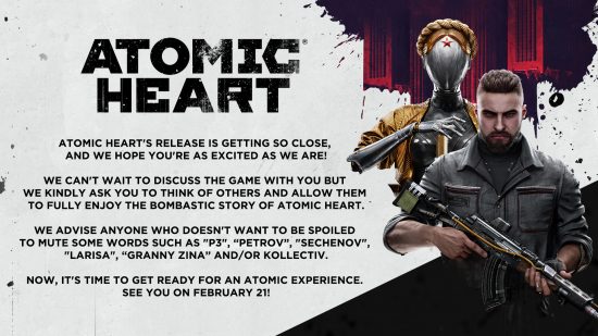 An Atomic Heart infographic discussing muting social media posts