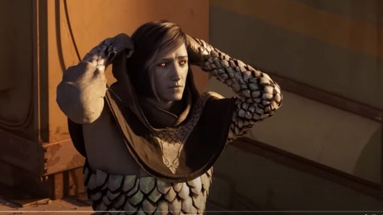 Destiny 2 Final Dawn quest guide: Crow looks on at the looming doom above The Last City.
