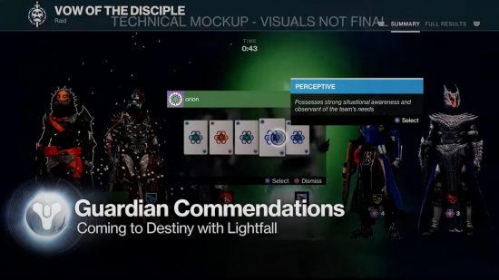 Destiny 2 Commendations menjelaskan |  PCGamesN